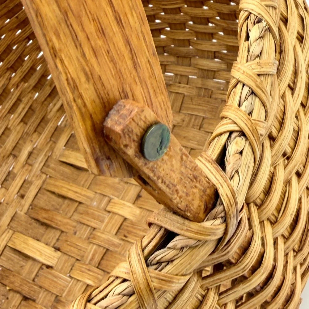 Vintage Hand-Woven Rattan 12